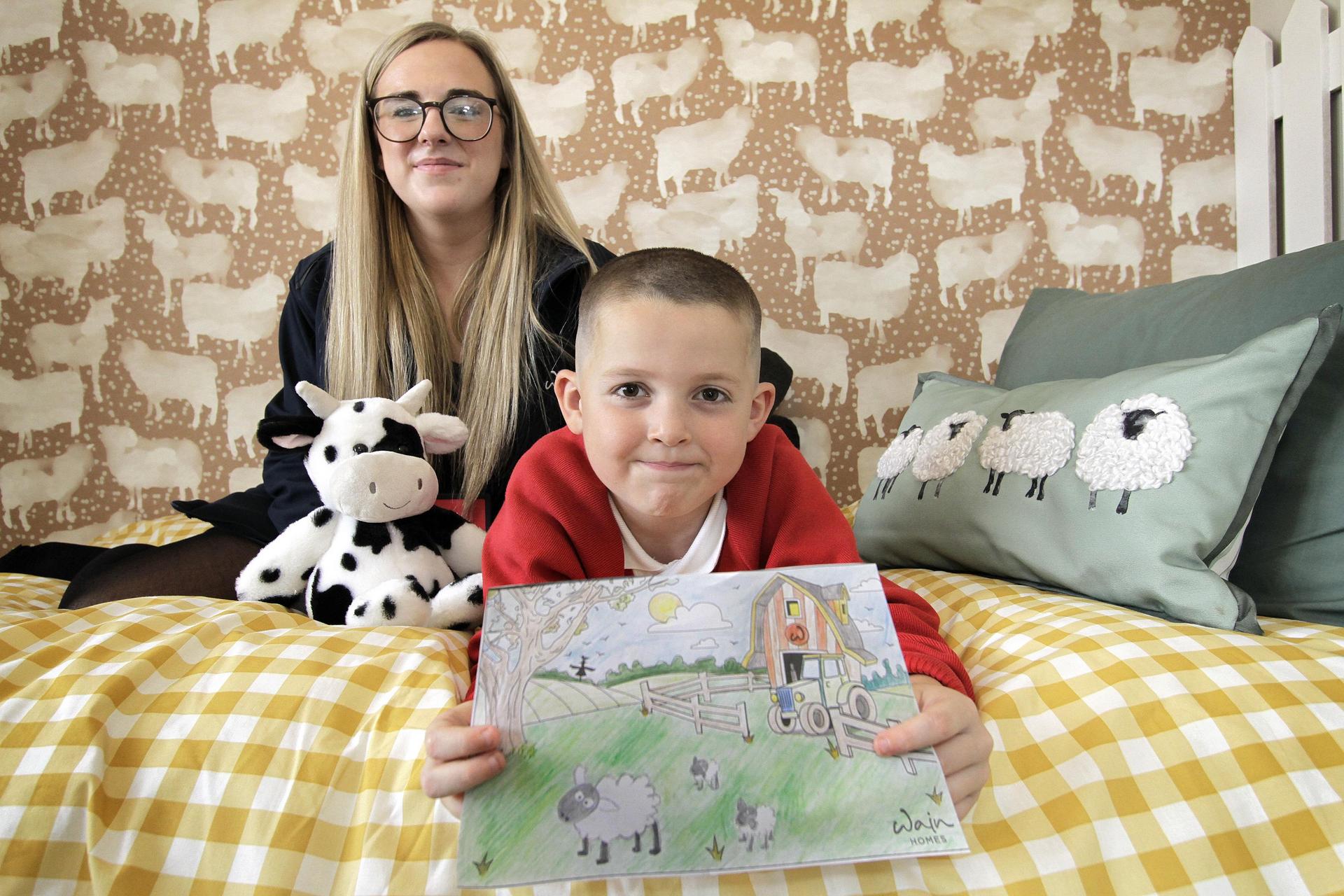 Broughton Pupil’s Sheep and Cheerful Design for Preston Show Home